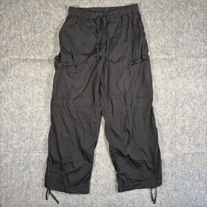 Lululemon Adjustable Mid Rise Cargo Pants Women's Medium Black LW5GD9S